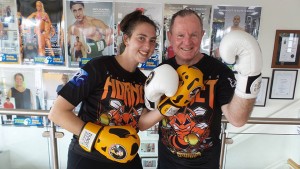 Happy customers of our Jeff Horn shirts